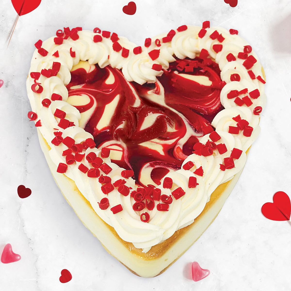 White Chocolate Strawberry Heart