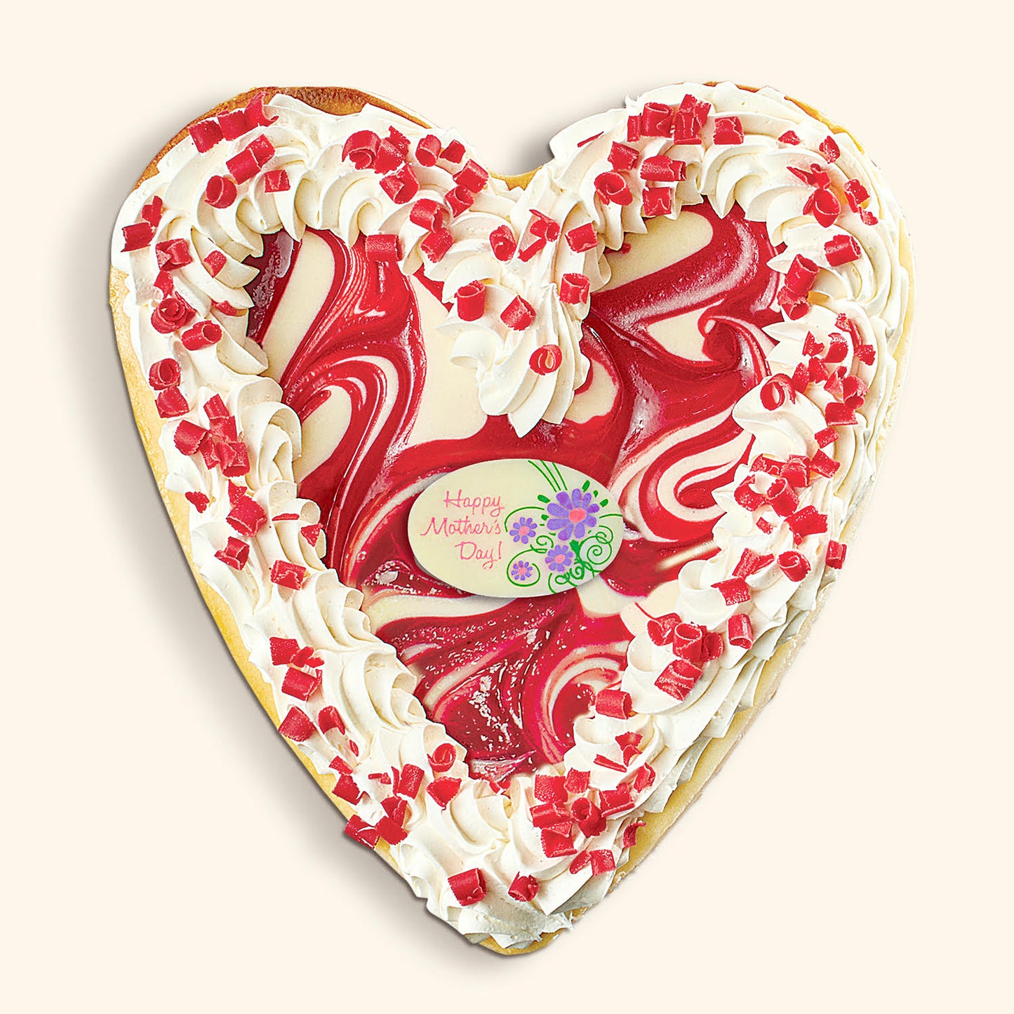 White Chocolate Strawberry Mother's Day Heart
