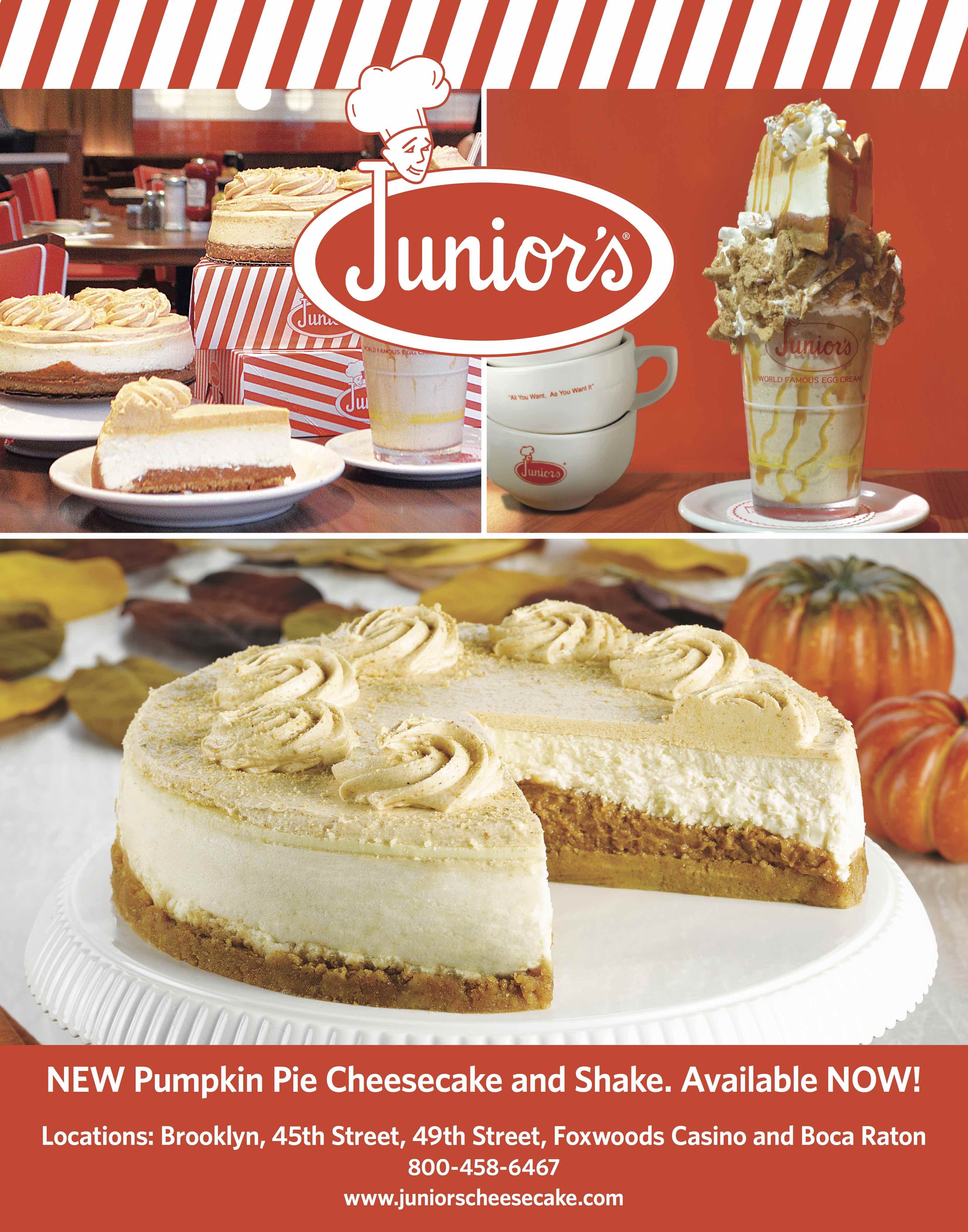 New Flavor--Pumpkin Pie Cheesecake !!!