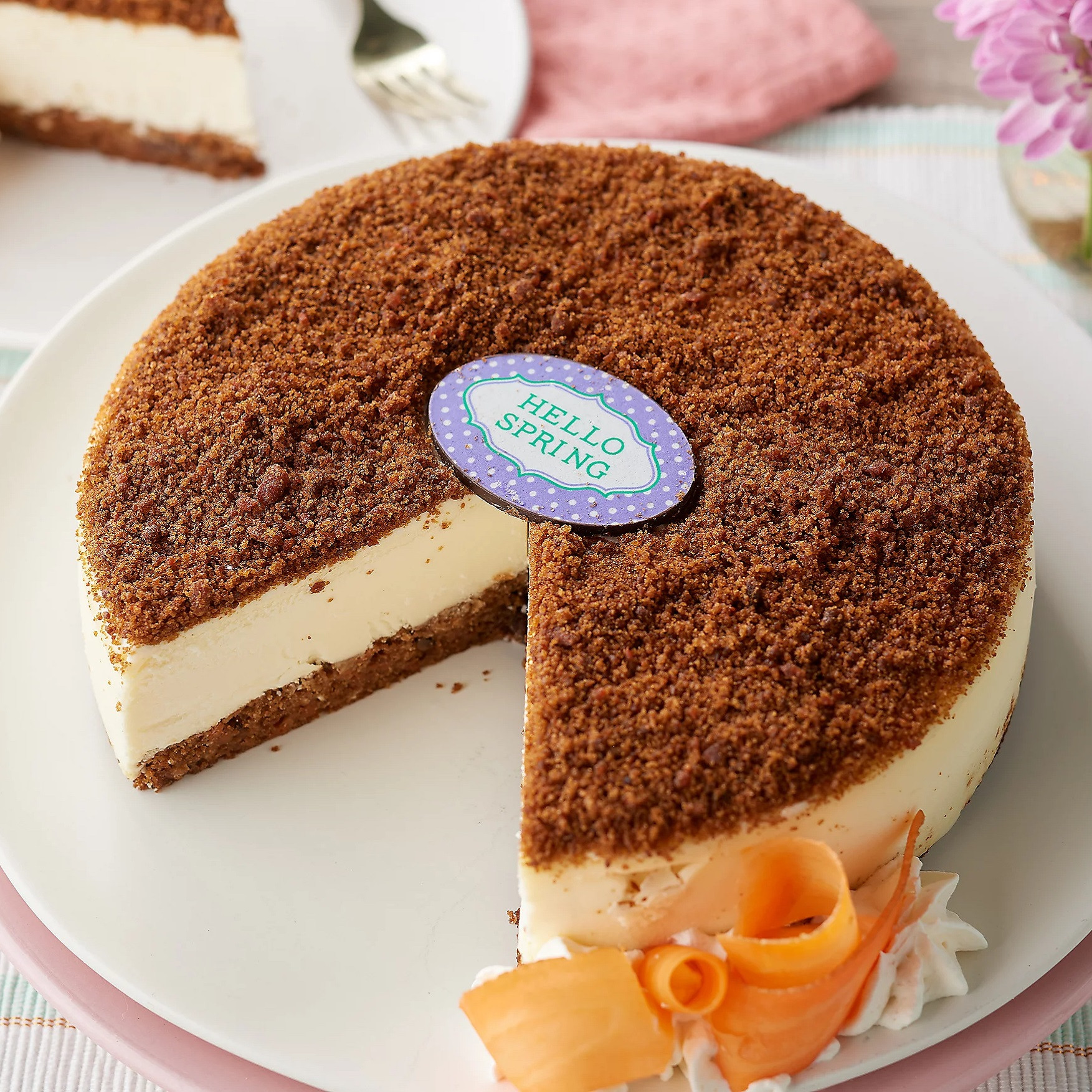 Spring Carrot Cake Cheesecake