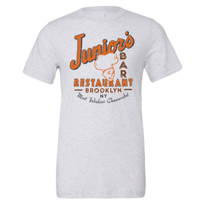 Junior's Light Grey Retro T-Shirt